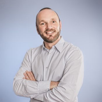 An image of a handsome man with a beard