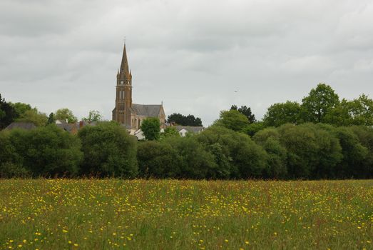 Village in the French countryside