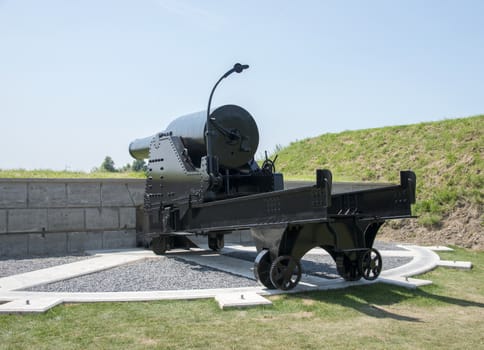 Biggest iron point 24 kaliber canon in Holland Hellevoetsluis