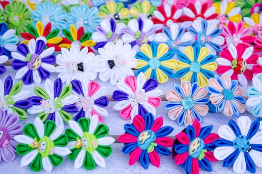 handmade diy head hair accessories apparel grip for girl child sell in marketplace fair.