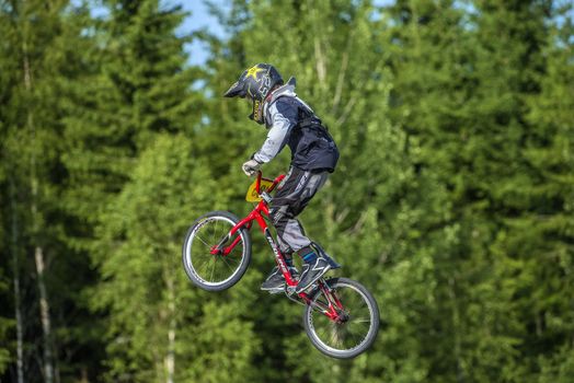 My grandson is an active BMX cyclist, the pictures are shot in Aremark Municipality, Norway where the Bmx track is.