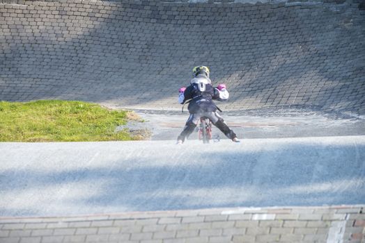 My grandson is an active BMX cyclist, pedal clip slipped in a high jump and he landed with testicles on the bicycle frame. The pictures are shot in Aremark Municipality, Norway where the Bmx track is.