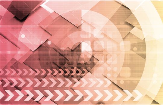 Management Consulting as a Abstract Concept Art