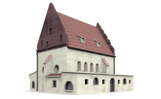 The synagogue was in the middle of the 13th Century.