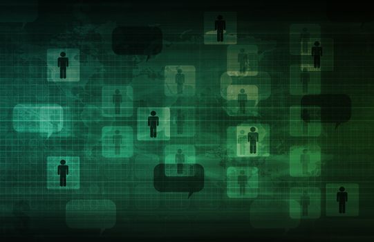 Communication Technology with Moving Data in Art