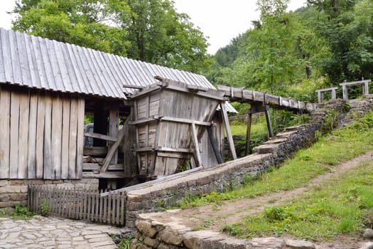 Old saw mill used for plank sawing in Etara, Bulgaria