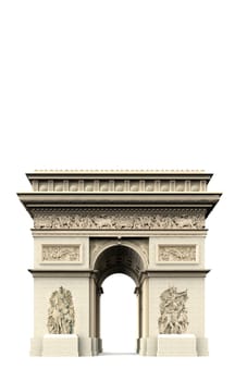 The Arc de Triomphe is a monument built from 1806 to 1836 on the Place Charles de Gaulle in Paris.