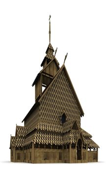 Borgund Stave Church is one of the most outstanding examples of the Norwegian stave architecture.