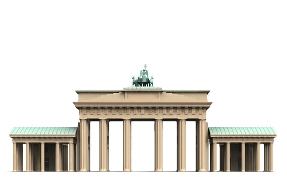 The Brandenburg gate is the landmark for Berlin.