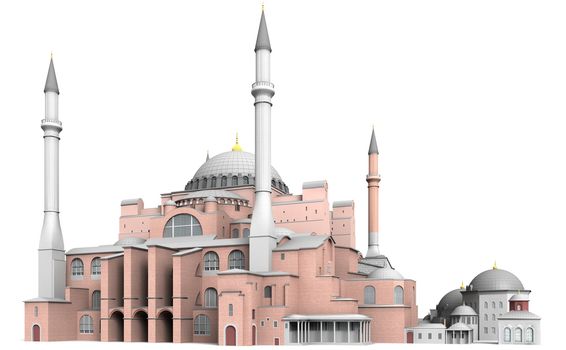 The Hagia Sophia is one of the most outstanding monuments of late antiquity.