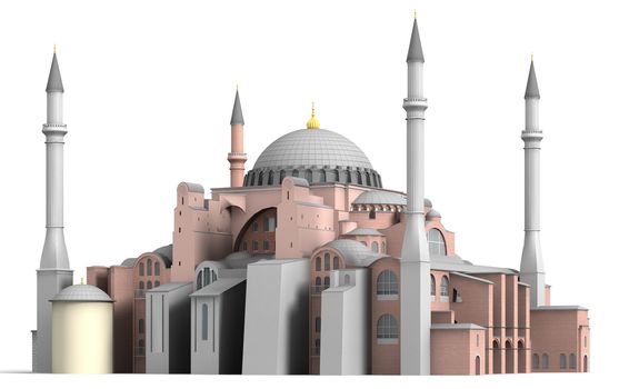 The Hagia Sophia is one of the most outstanding monuments of late antiquity.