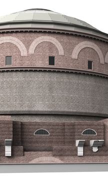 The Pantheon is an ancient building in Rome.