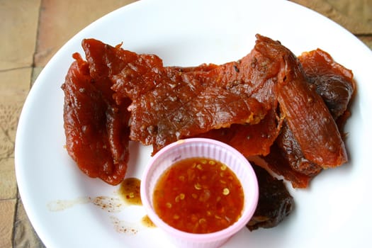 Fried pork, Thai food