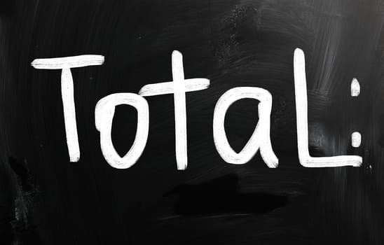 Business ideas handwritten with white chalk on a blackboard.