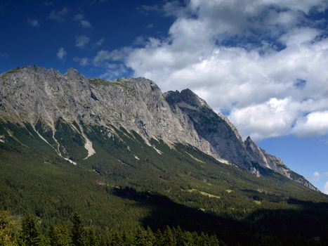 Austria Grimming 02-07-2012 panorama of the mountains