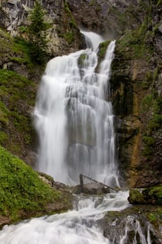 Austria 15-05-2012 small waterfall in the mountains