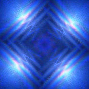 abstract background blue tunnel  and lights