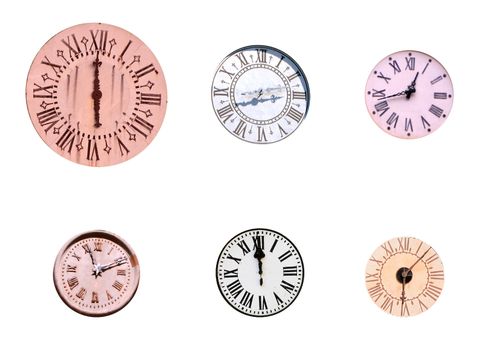 Collection of clocks isolated with working paths