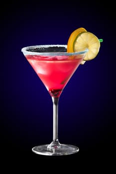 Delicious cosmopolitan cocktail