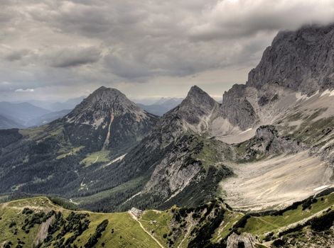 Austria Dachstein 04-10-2012 mountains panorama