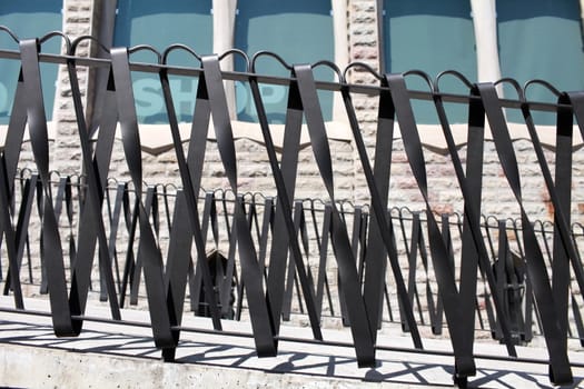 Architectural Detail Stylish metal fence