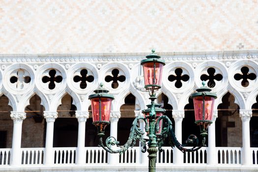 old street-lamp in Venice