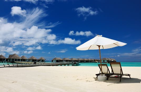 Beautiful beach at Maldives, South Male Atoll