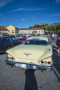 The photo is shot at the fish market in Halden, Norway.