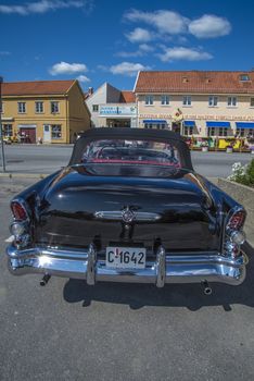 The photo is shot at the fish market in Halden, Norway.