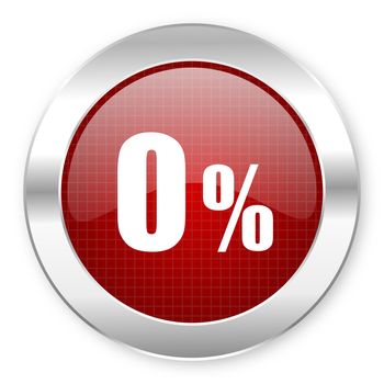 0 percent icon