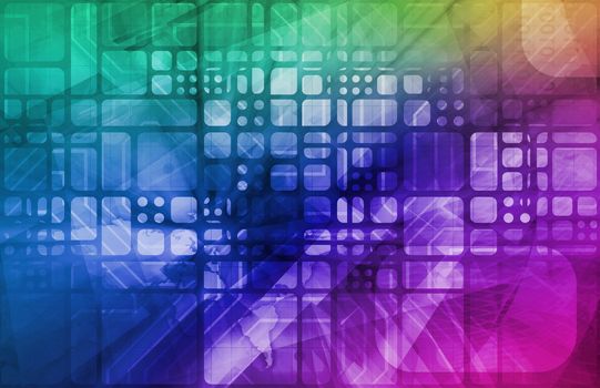 Virtual Technology with Data Filtering Web Art