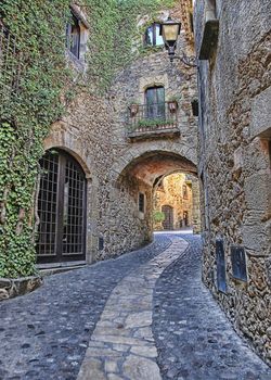 Medieval town of Pals in Spain