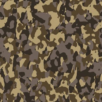 Brown army camouflage texture that tiles seamlessly as a pattern in any direction.