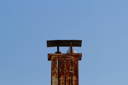 chimney on the roof