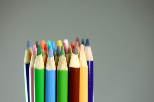 Back to School Colored Pencils With Extreme Depth of Field