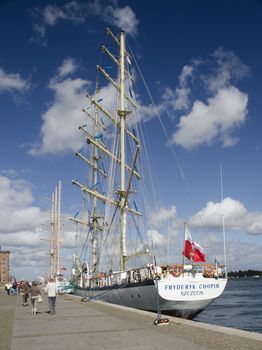 Fryderyk Chopin is a Polish brig-rigged sailing-ship