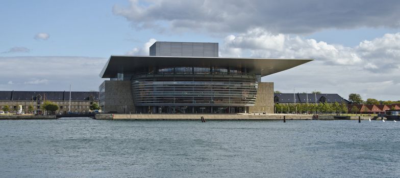 The Copenhagen Opera House is the national opera house of Denmark, and among the most modern opera houses in the world.  It's  impressive in size, comprising fourteen floors and a main stage that can accommodate an audience of 1400 people