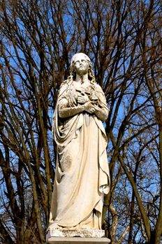 Religious Cemetery Statue