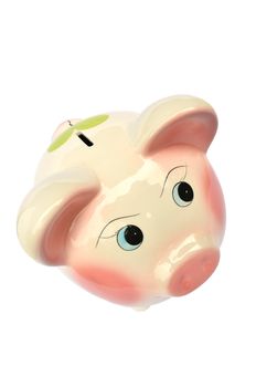 Piggy bank isolated on white background