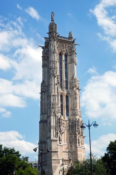 Tour Saint Jacques in Paris, France