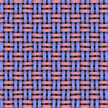 retro wicker pattern