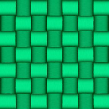 Saint Patrick's day abstract green wicker background