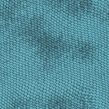 cerulean Animal Skin and Material Pattern