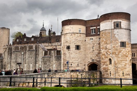 The Tower of London, England, the UK. The historic Royal Palace and Fortress