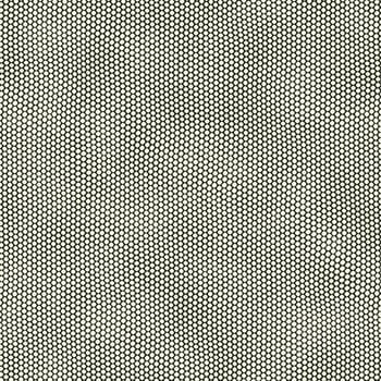 Halftone dots. White dots on black background.