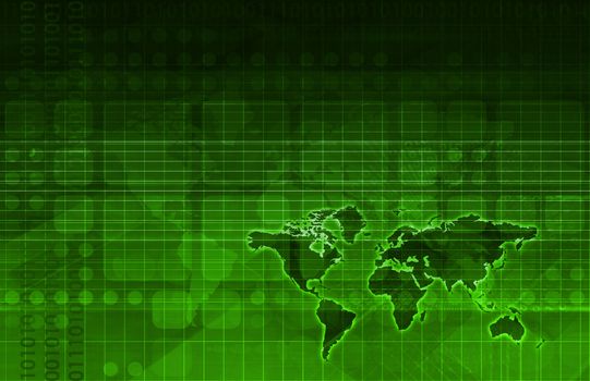 Advanced Technology Science As a Art Background