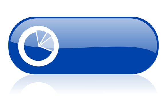 diagram blue web glossy icon