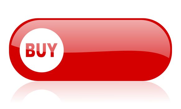 buy red web glossy icon