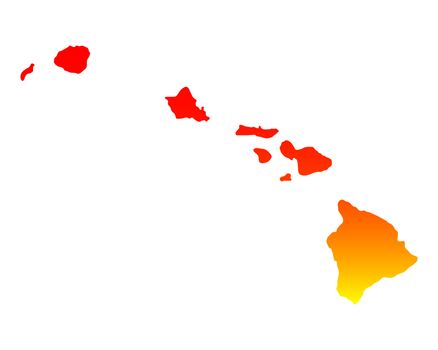 Map of Hawaii