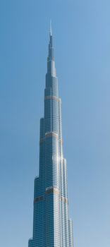 Burj Khalifa - the world's tallest tower at Downtown Burj Dubai, United Arab Emirates.